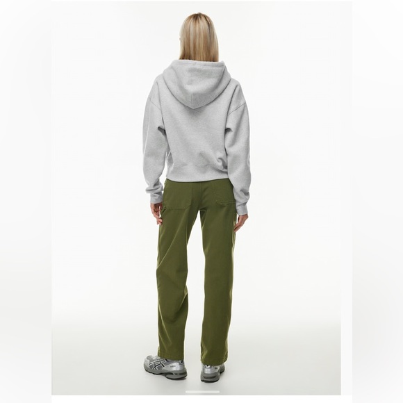 Aritzia Green Straight Leg Pants - Picture 3 of 12